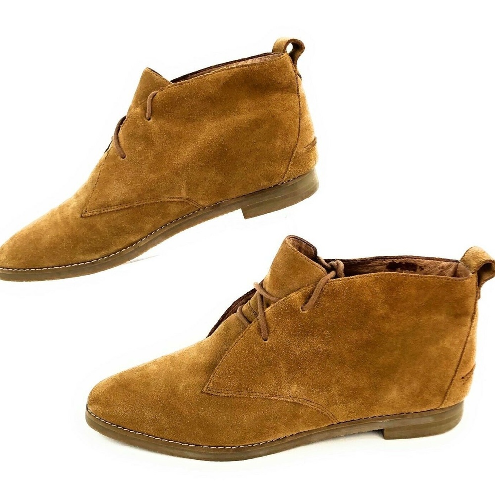 Madewell $198 Suede Nash Lace Up Boots Leather 10 - Picture 4 of 6